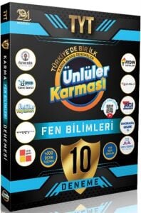 ÜNLÜLER KARMASI TYT FEN BİLİMLERİ 10 KARMA DENEME