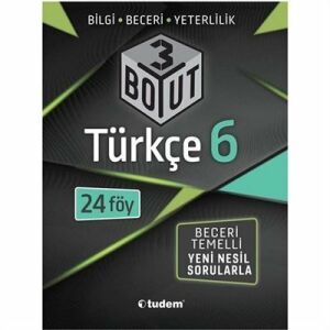 Tudem 6.Sınıf Türkçe 3 Boyut