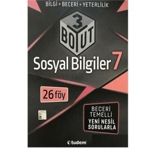 Tudem 7.Sınıf Sosyal Bilgiler 3 Boyut