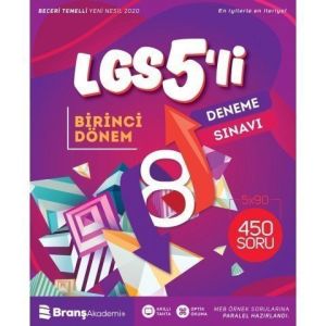 BRANŞ AKADEMİ 8. SINIF LGS 5 DENEME İLK DÖNEM