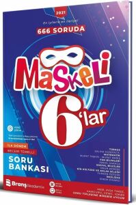 Branş Akademi Yayınları 6. Sınıf Maskeli 6 Lar İlk Dönem Beceri Temelli Soru Bankası