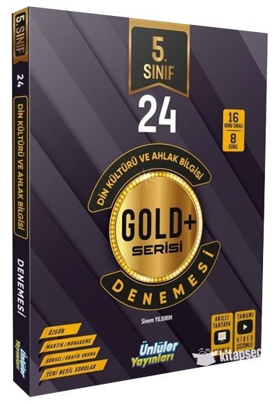 ÜNLÜLER KARMASI 5. SINIF DİN KÜLTÜRÜ VE AHLAK BİLGİSİ 24 DENEME