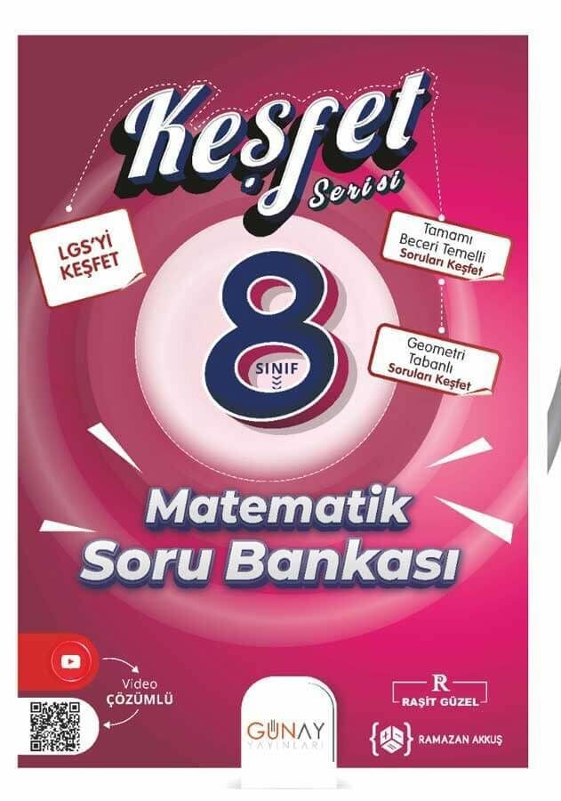 Günay 8.Sınıf Keşfet Serisi Matematik Soru Bankası