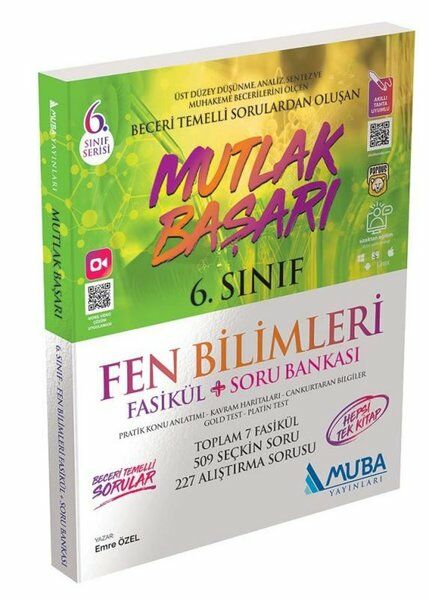 Muba Mutlak Başarı 6.Sınıf Fen Bilimleri Fasiküller + Soru Bankası