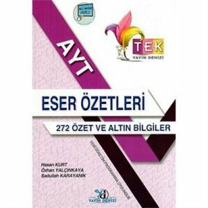 Yayın Denizi Yks Ayt Tek Cep K.A. Eser Özetleri - 2019-20