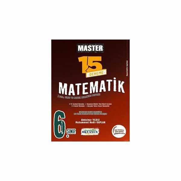 Okyanus Yayınları 6. Sınıf Master 15 Matematik Denemesi