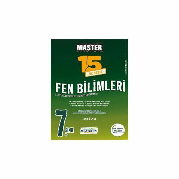 Okyanus Yayınları 7. Sınıf Master 15 Fen Bilimleri Denemesi