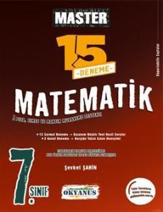 Okyanus Yayınları 7. Sınıf Master 15 Matematik Denemesi