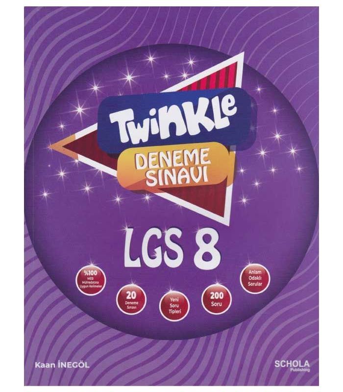 Schola Twinkle Lgs 8Li Deneme Sınavı 2018-2019