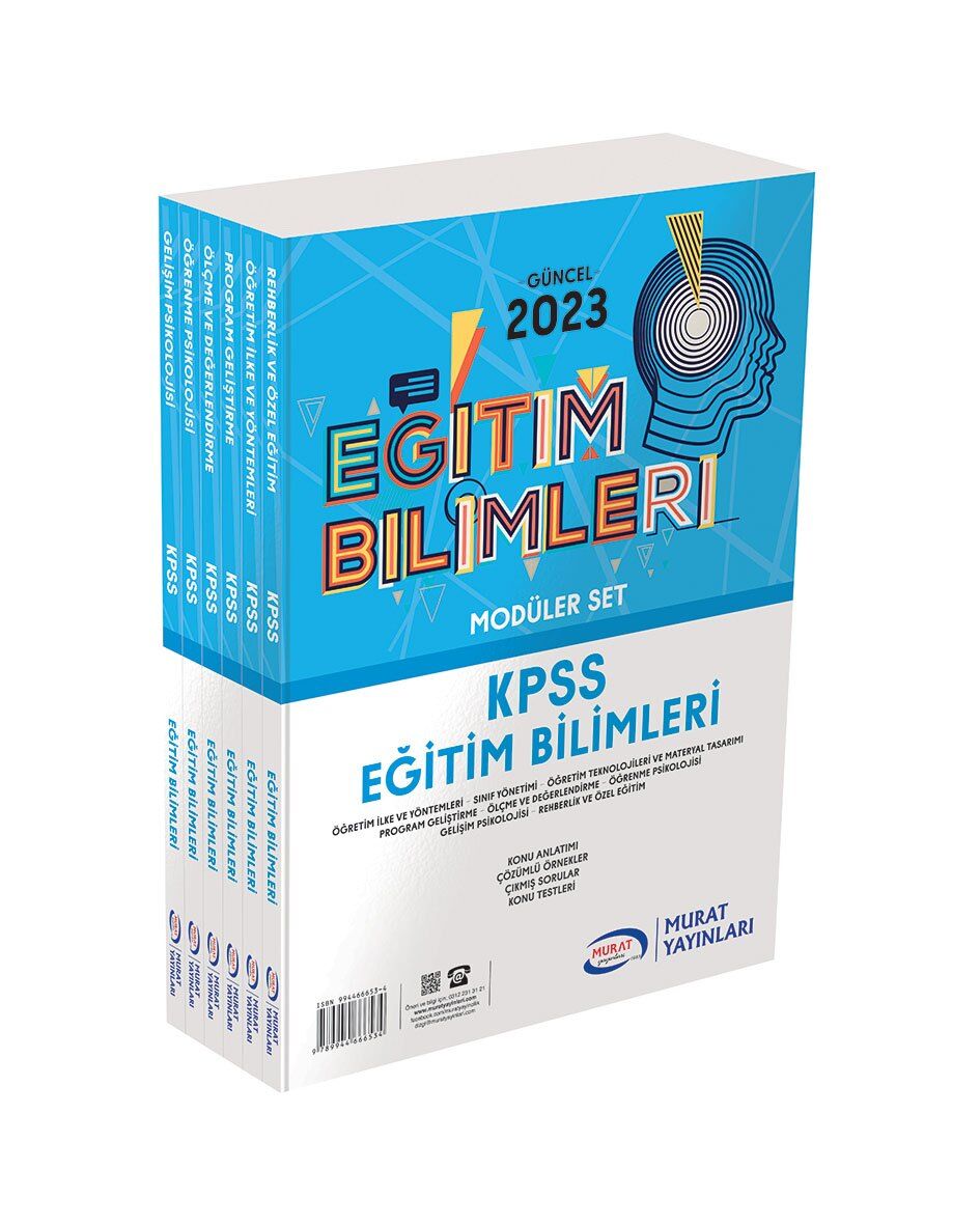 Murat Modüler Set Eğitim Bilimleri