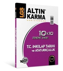 ALTINKARMA LGS 8.SINIF  T.C. İNKİLAP TARİHİ VE ATATÜRKÇÜLÜK  10*10 BRANŞ DENEME