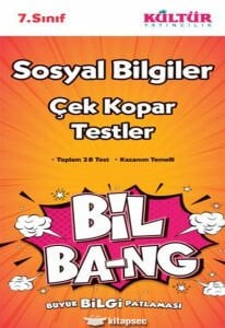 KÜLTÜR 7.SINIF SOSYAL BİLGİLER ÇALIŞMA TESTİ BİL-BANG