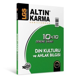 ALTINKARMA LGS 8.SINIF  DİN KÜTÜRÜ VE AHLAK BİLGİSİ  10*10 BRANŞ DENEME