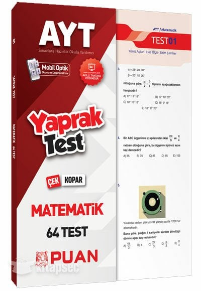 AYT PUAN MATEMATİK ÇEK KOPART YAPRAK TEST