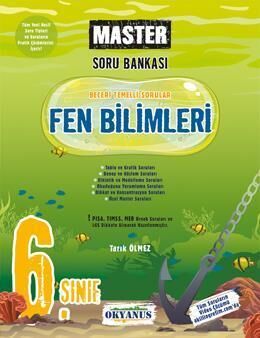 Okyanus Yayınları 6. Sınıf Master Fen Bilimleri Soru Bankası