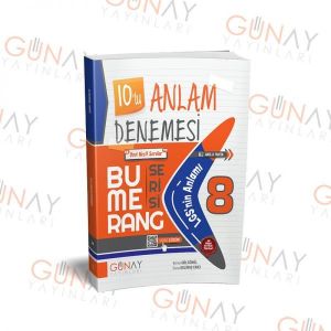 Günay Yayınları Bumerang 10’Lu Anlam Denemeleri - 2021 Müfredat