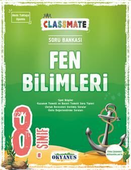 Okyanus Yayınları 8. Sınıf Classmate Fen Bilimleri Soru Bankası