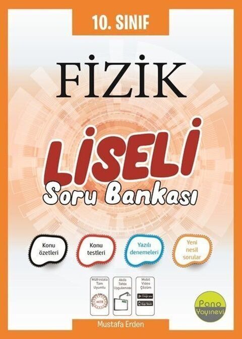 Pano 10. Sınıf Fizik Soru Bankası (Liseli)