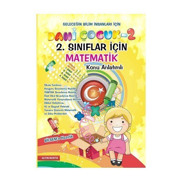 Dahi Çocuk 2.Sınıflar İçin Matematik Konu Anlatımlı