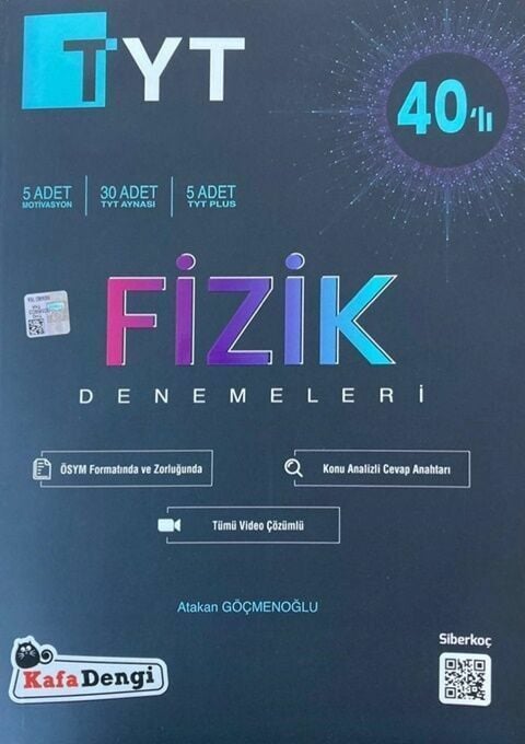 Kafadengi Yks Tyt Fizik 40 Lı Branş Denemesi