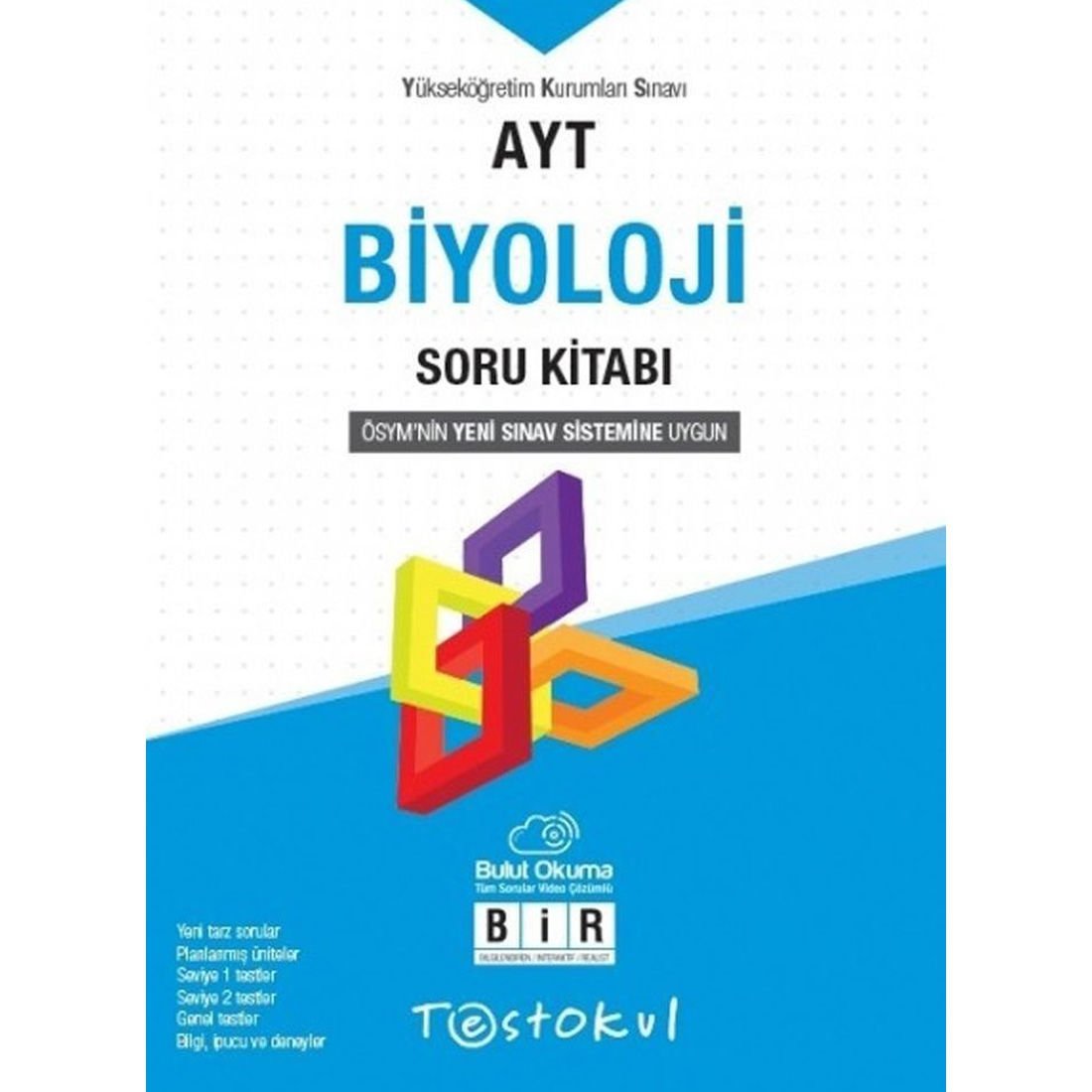 Test Okul Yayınları Soru Kitabı Ayt Biyoloji - Testokul