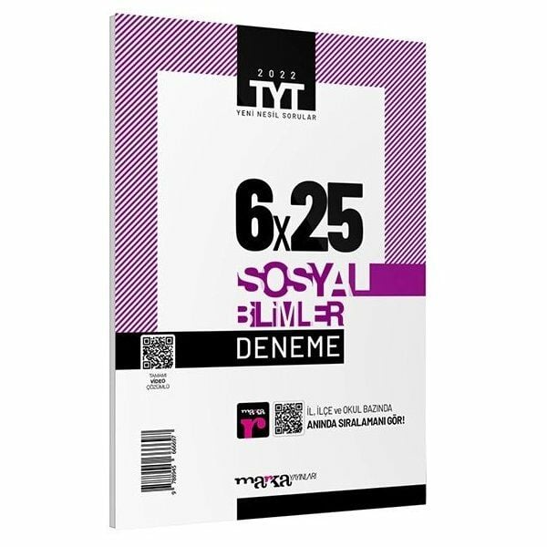 Marka Tyt Sosyal Bilimler Deneme 6X25