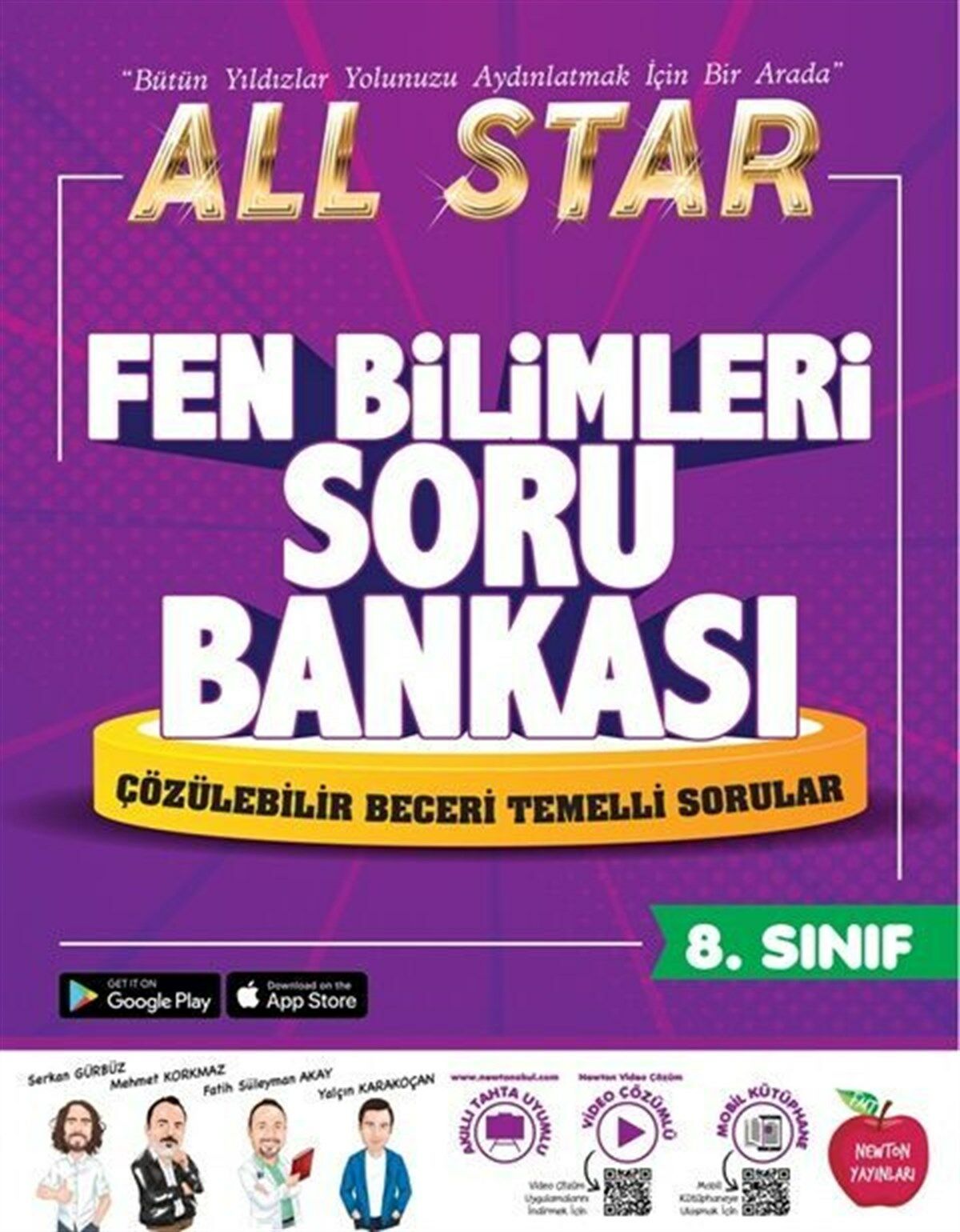 Newton Yeni--'8. Sınıf All Star Fen Bilimleri Soru Bankası