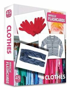 Mıracle Flashcards - Clothes (45 Cards)