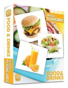Mıracle Flashcards - Food & Drınks (45 Cards)
