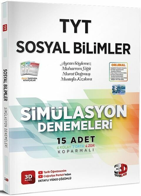 3D 2023 Tyt Simülasyon Sos-Bıl Denemelerı