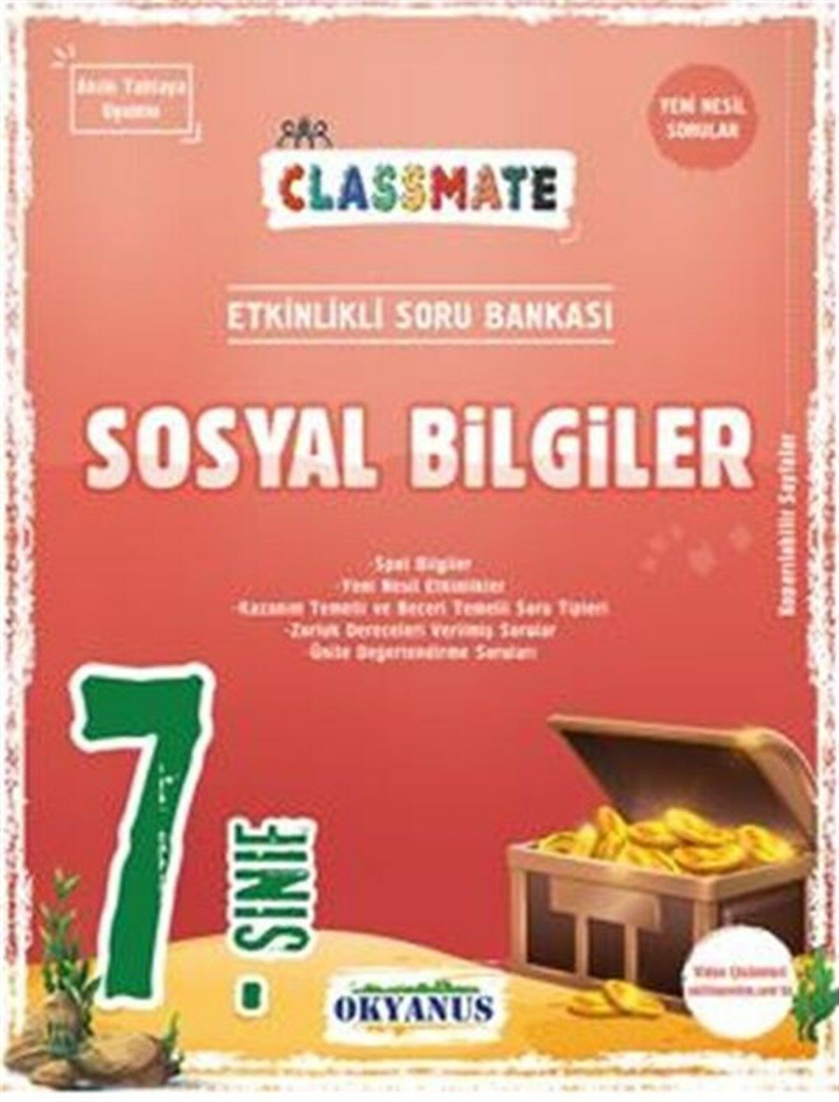 Okyanus 7.Sınıf Sosyal Bilgiler Classmate Soru Bankası