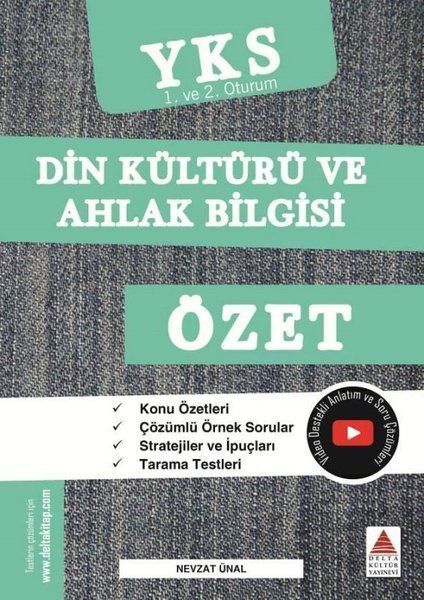 Delta Kültür Yayınevi Yks Din Kültürü Ve Ahlak Bilgisi Özet