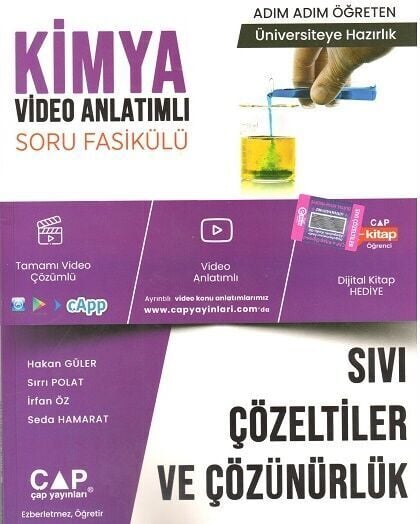 ÇAP ÜNİV HAZ KİMYA KA SB SIVI ÇÖZELTİ VE ÇÖZ 2024