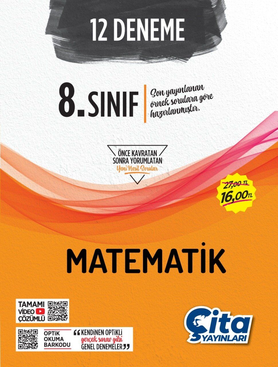 Çita 8 Sınıf 12'Li Matematik Branş Deneme 2020-2021