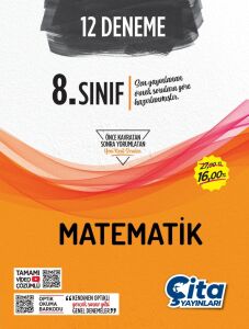 Çita 8 Sınıf 12'Li Matematik Branş Deneme 2020-2021