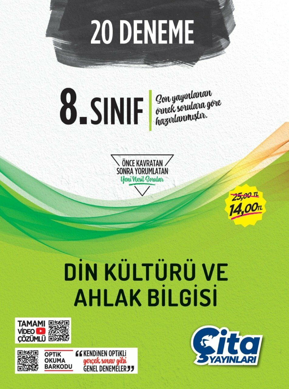 ÇİTA 8 SINIF 20'Lİ DİN KÜLTÜRÜ BRANŞ DENEME