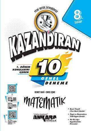 Ankara 8.Sınıf Kazandıran Matematik 1. Dönem 10 Gnl. Deneme