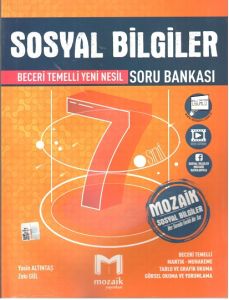 MOZAİK 7. SINIF SOSYAL BİLGİLER SORU BANKASI 2024