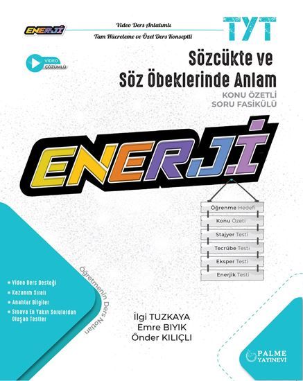 PALME YKS TYT ENERJİ SÖZCÜKTE VE SÖZ ÖBEKLERİNDE ANLAM KONU ÖZETLİ