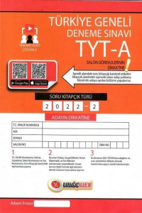 Altınkarma Ayt 10 Deneme 2023-Yeni ve Kurumsal TYT Denemesi