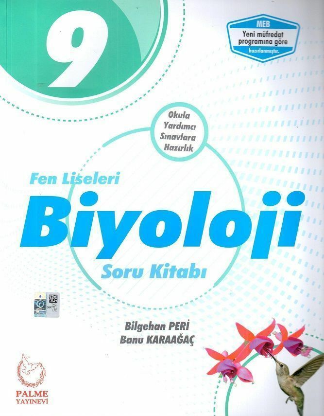 Palme Yayınları 9. Sınıf Fen Liseleri Biyoloji Soru Kitabı