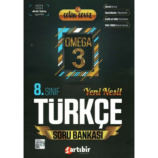 Artıbir 8.Sınıf Çetin Ceviz Omega Türkçe Soru Bankası