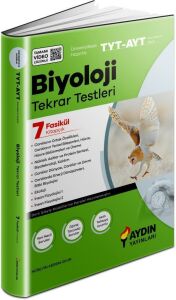 Aydın Yayınları Üniversiteye Hazırlık Tyt - Ayt Biyoloji Tekrar Testleri