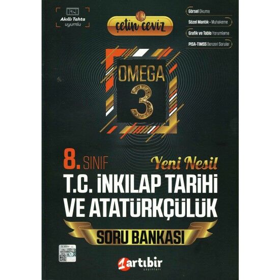 Artıbir 8.Sınıf Çetin Ceviz Omega İnkilap Soru Bankası