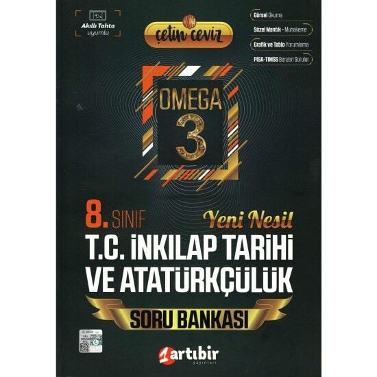 Artıbir 8.Sınıf Çetin Ceviz Omega İnkilap Soru Bankası