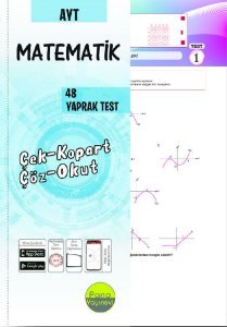 Pano Yayınevi AYT Matematik Yaprak Testleri (48 Adet) Çek Kopart