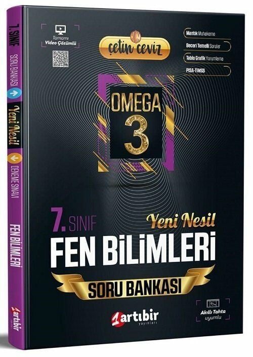 Artıbir 7.Sınıf Çetin Ceviz Omega Fen Bilimleri Soru Bankası