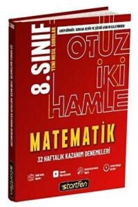 STARTFEN 8. SINIF MATEMATİK 32 HAMLE HAFTALIK KAZANIM DENEMELERİ