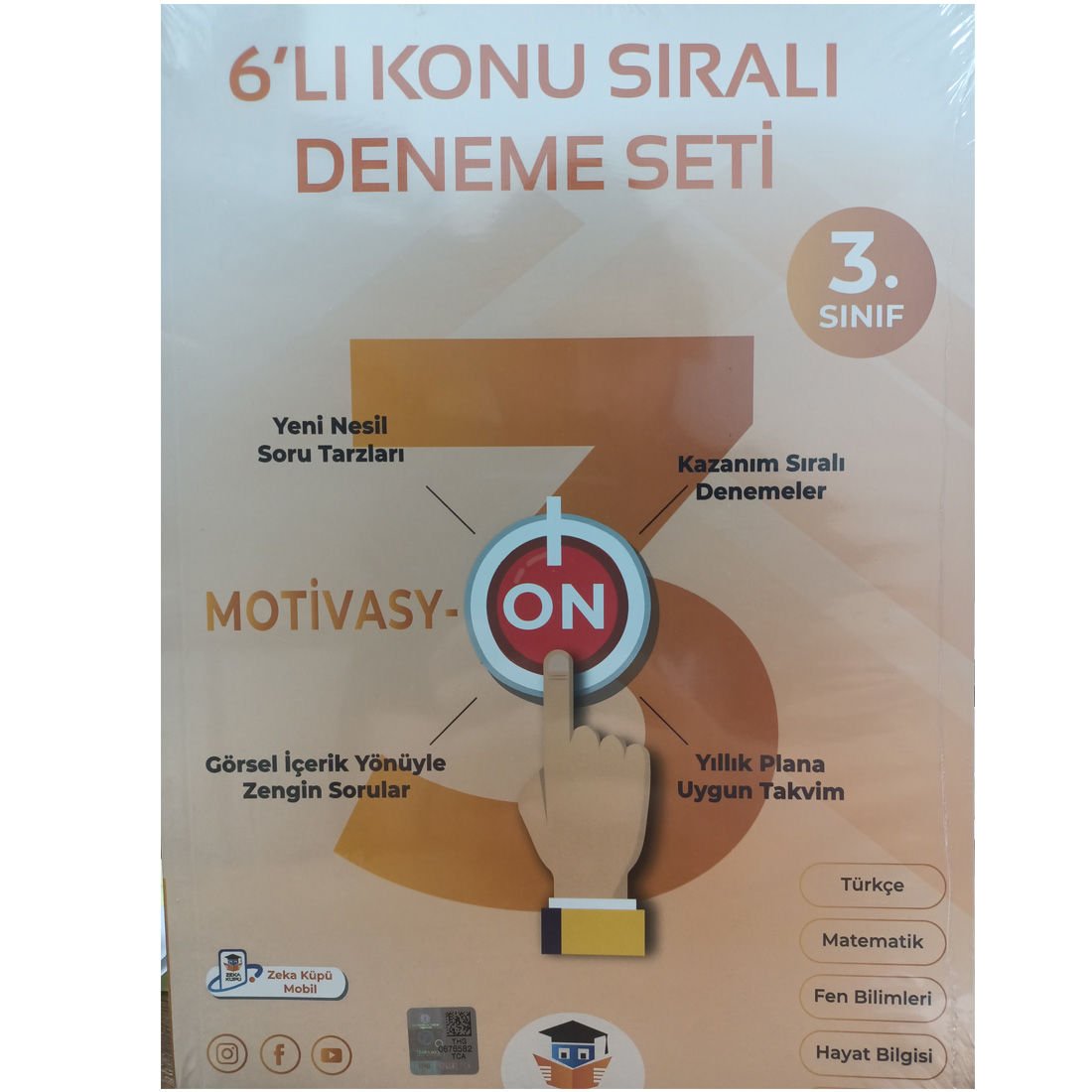 Zeka Küpü 3.Sınıf 6'Lı Konu Sıralı Motivasyon Deneme