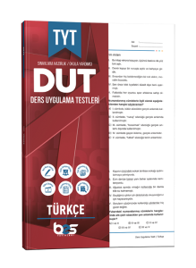 BES TYT TÜRKÇE DERS UYGULAMA TESTLERİ